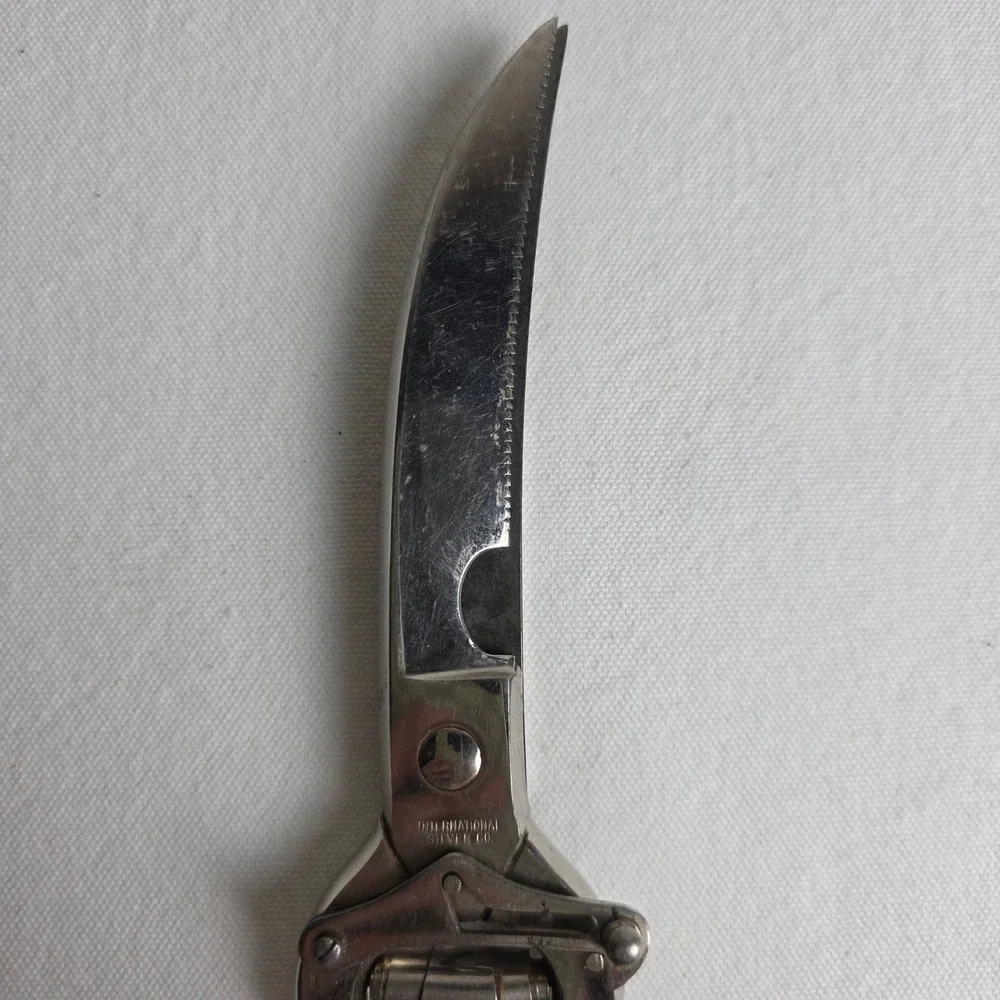 1925 International Silver Co Poultry Shears 'Minuet' German Stainless Steel